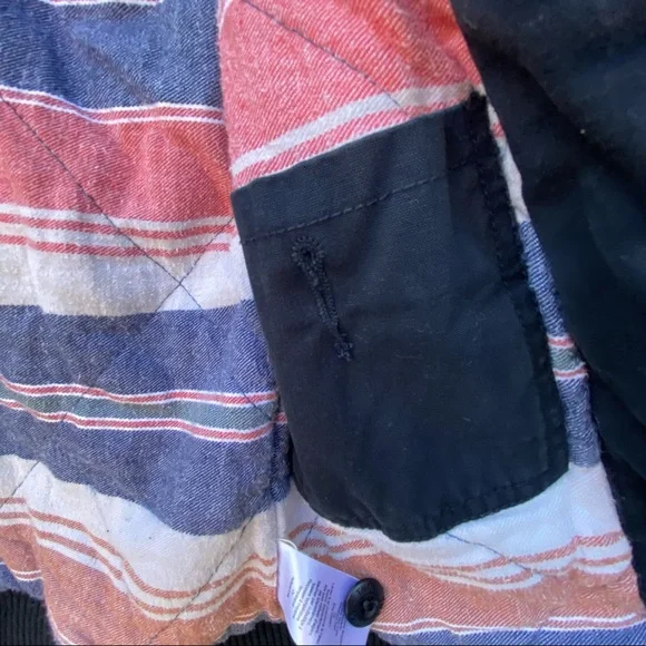 ✨TNA ARTIZIA BOMBER FLANNEL LINED WINTER JACKET WITH DETACHABLE HOOD XS - Picture 13 of 15